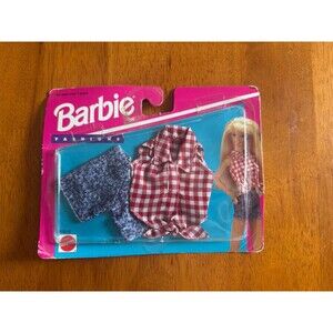 Vintage 1995 MATTEL BARBIE DOLL FASHIONS 68000-92 Country Outfit Clothing Sealed